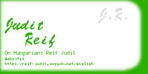 judit reif business card